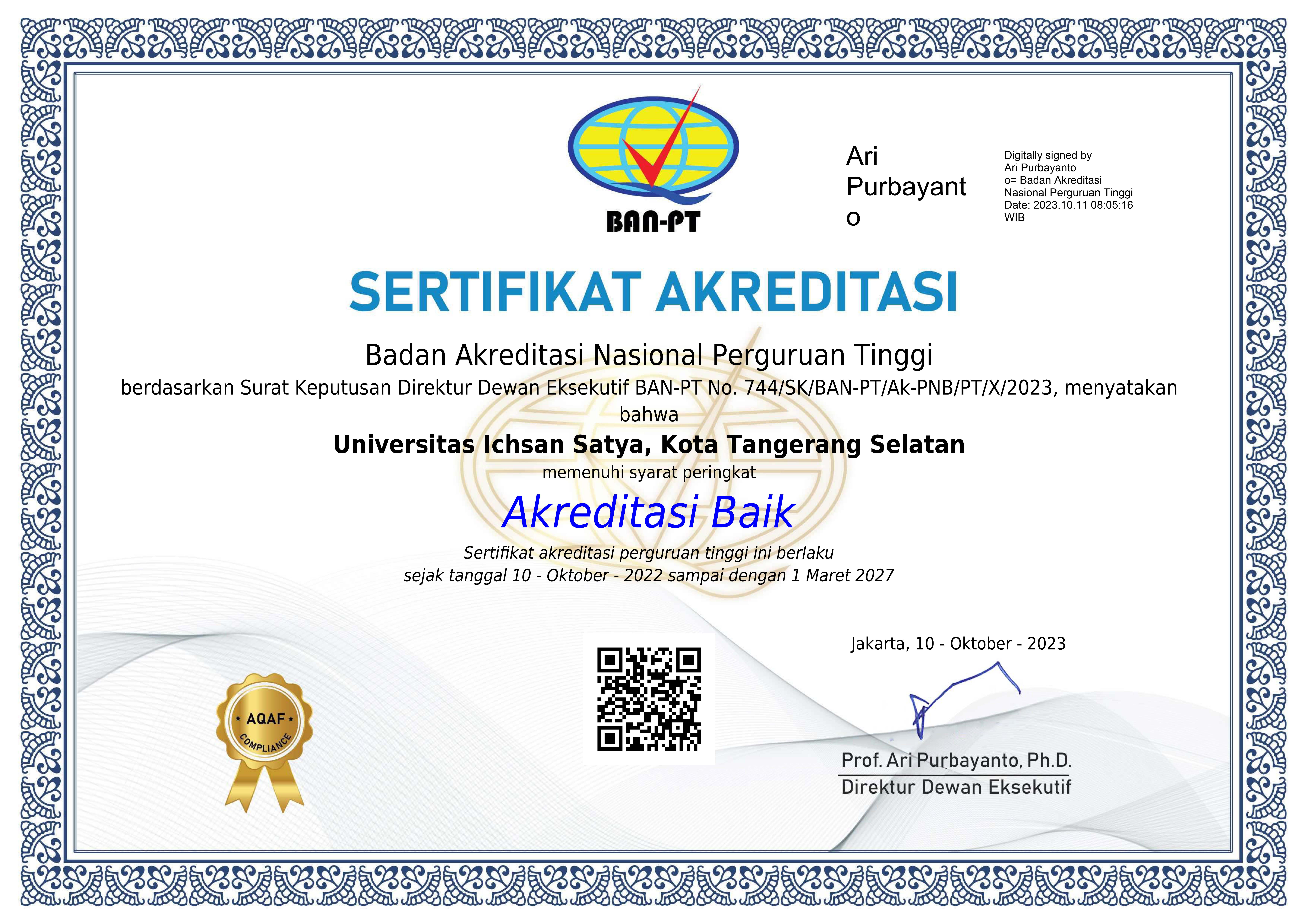 Akreditasi Perguruan Tinggi